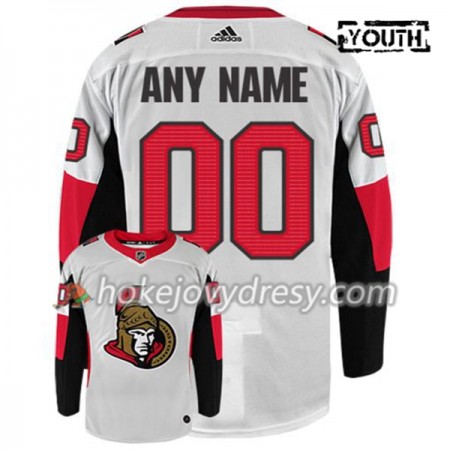 Dětské Hokejový Dres Ottawa Senators Personalizované Adidas Bílá Authentic